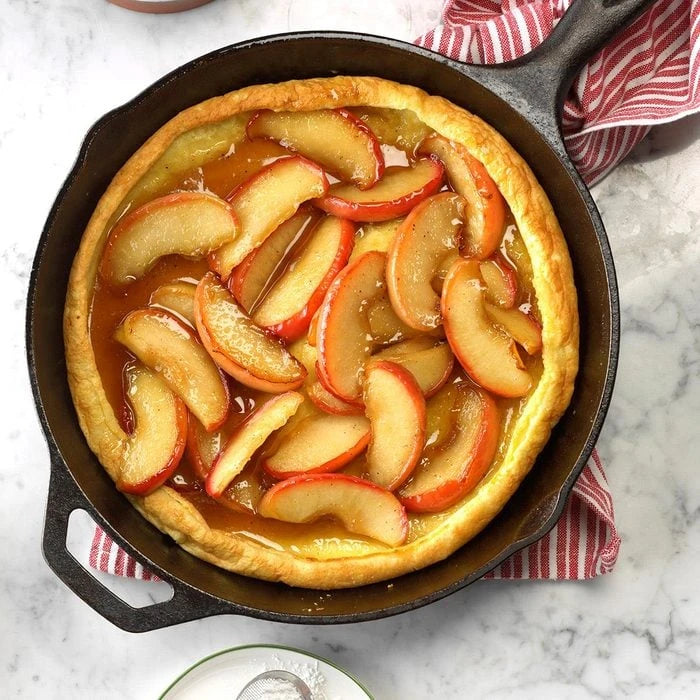 Apple-honey Dutch baby