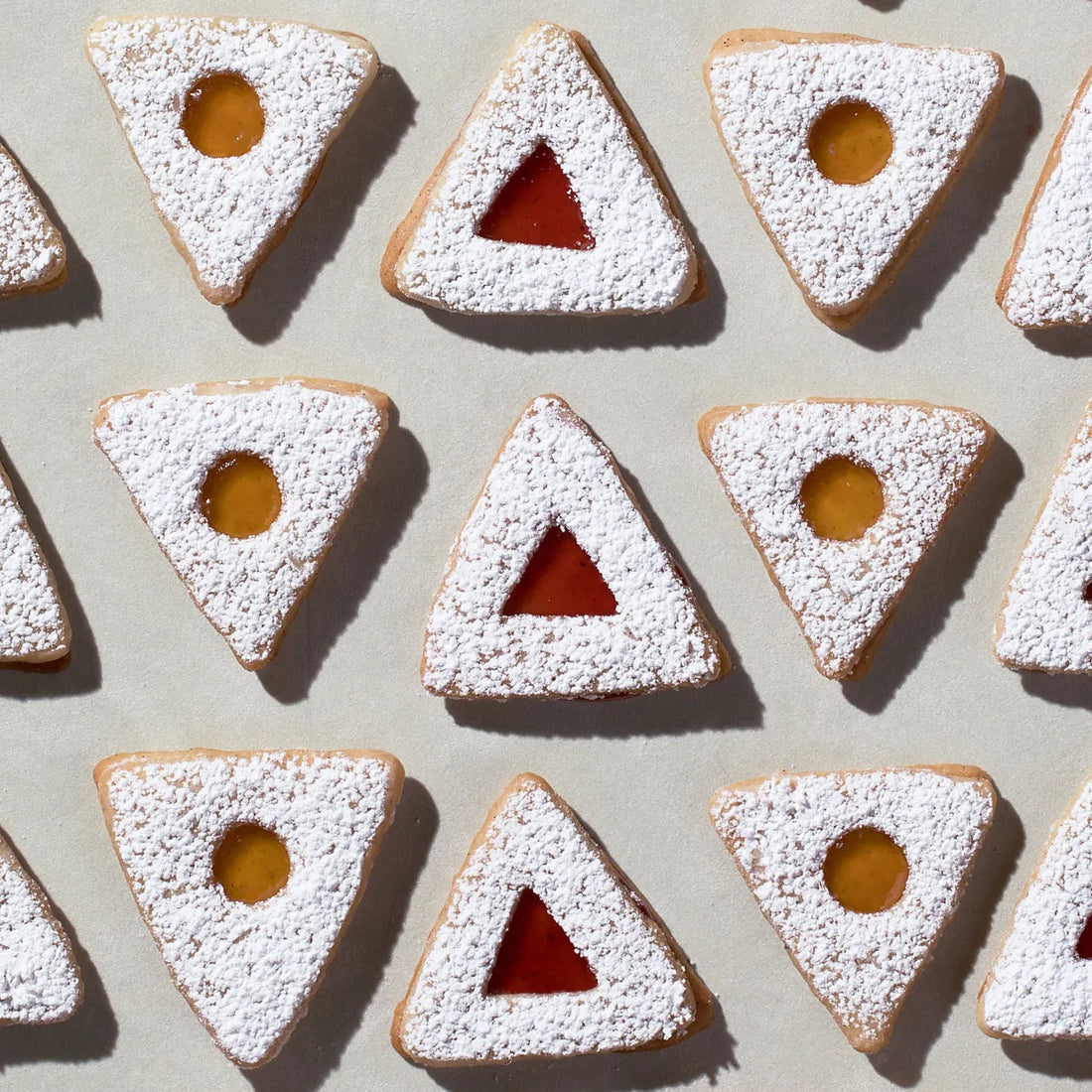 Honey-vanilla linzer cookies