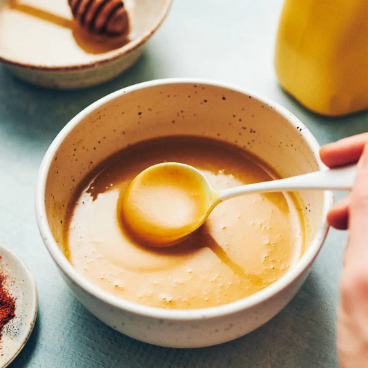 Homemade honey mustard sauce